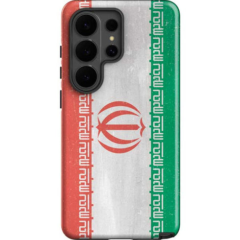 Iran Flag Distressed Galaxy S26 Ultra Impact Case