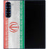 Iran Flag Distressed Galaxy Z Fold6 Skin