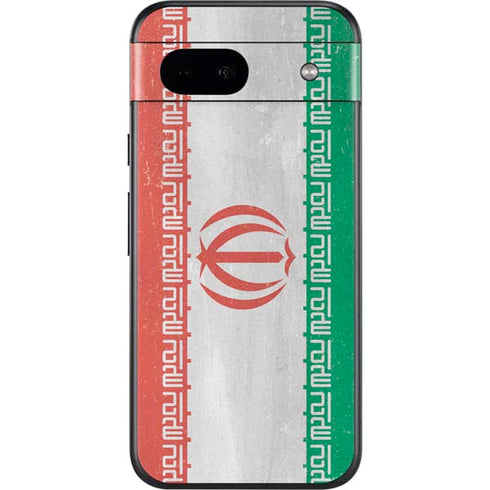 Iran Flag Distressed Google Pixel 8a Skin
