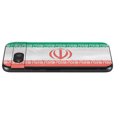 Iran Flag Distressed Google Pixel 8a Skin