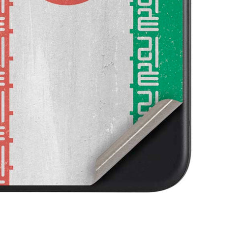 Iran Flag Distressed Google Pixel 8a Skin