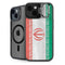 Iran Flag Distressed iPhone 14 Plus Kickstand Case