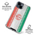 Iran Flag Distressed iPhone 15 Clear Case