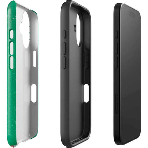 Iran Flag Distressed iPhone 16 Impact Case