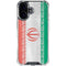 Iran Flag Distressed iPhone 16 Plus Clear Case