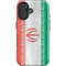 Iran Flag Distressed iPhone 16 Plus Impact Case