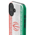 Iran Flag Distressed iPhone 16 Plus Impact Case
