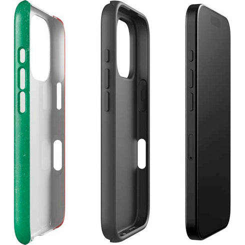 Iran Flag Distressed iPhone 16 Pro Impact Case