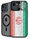 Iran Flag Distressed iPhone 16e Kickstand Case