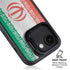 Iran Flag Distressed iPhone 16e Kickstand Case