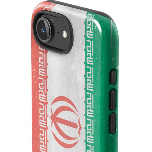Iran Flag Distressed iPhone 16e Impact Case