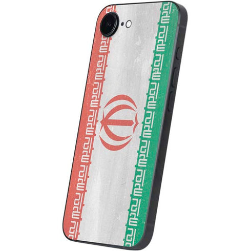 Iran Flag Distressed iPhone 16e Skin
