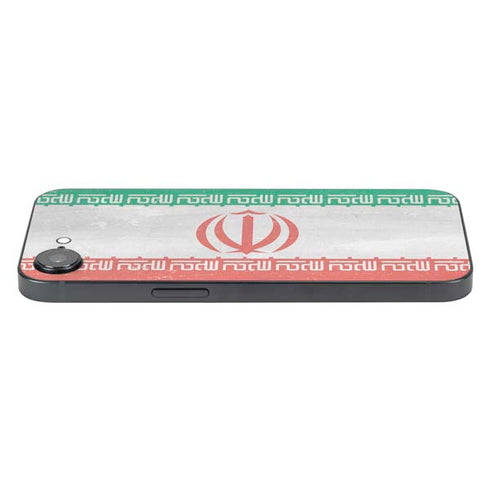 Iran Flag Distressed iPhone 16e Skin