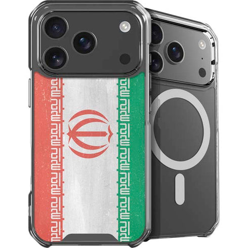 Iran Flag Distressed iPhone 18 Pro Max MagSafe Case