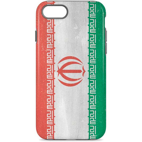 Iran Flag Distressed iPhone Cases