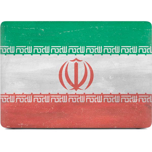 Iran Flag Distressed Apple MacBook Air Skin