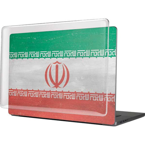 Iran Flag Distressed MacBook Cases