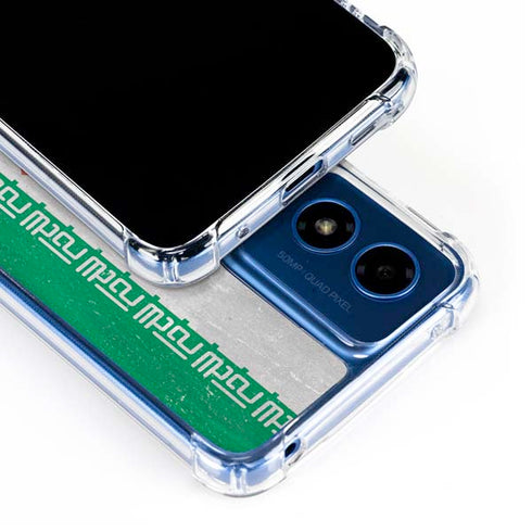 Iran Flag Distressed Moto G 5G (2024) Clear Case