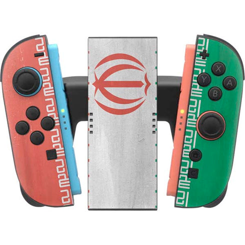 Iran Flag Distressed Nintendo Switch 2 (2025) Joy-Con Controller Skin