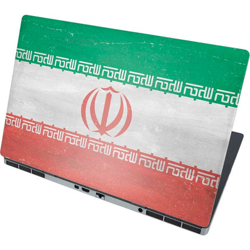 Iran Flag Distressed Dell Precision Skin