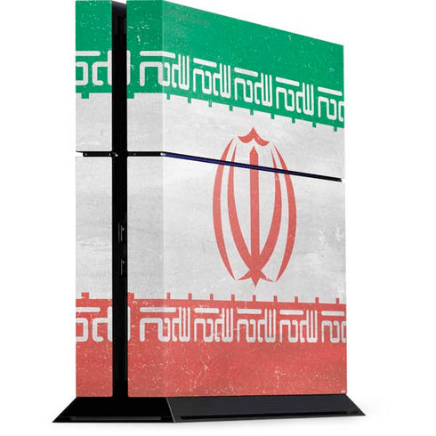 Iran Flag Distressed PlayStation PS4 Skins
