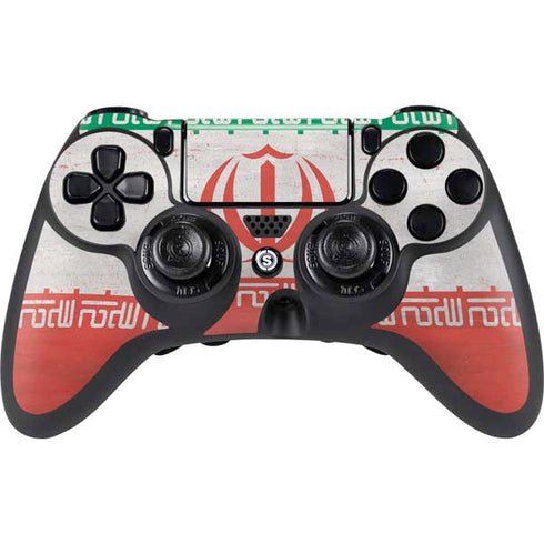 Iran Flag Distressed PlayStation PS4 Skins