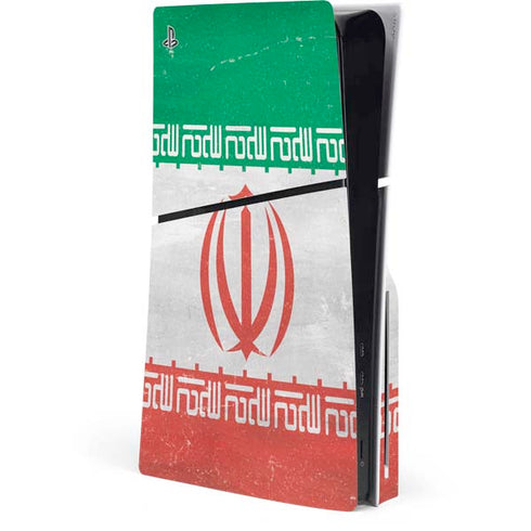 Iran Flag Distressed PlayStation PS5 Skins