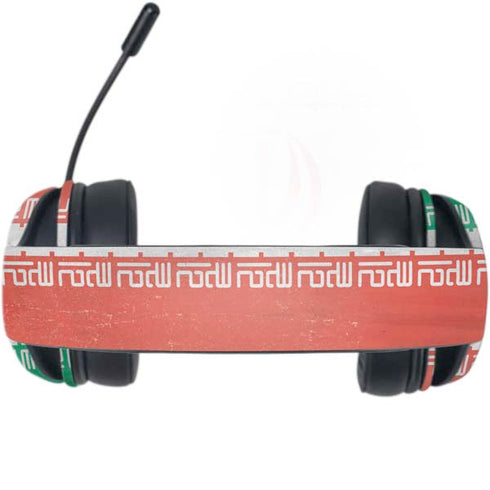 Iran Flag Distressed Razer Kraken X Skin