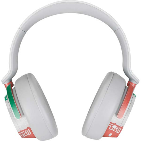 Iran Flag Distressed Surface Headphones Skin