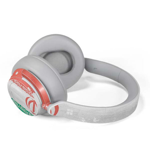 Iran Flag Distressed Surface Headphones Skin