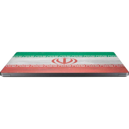 Iran Flag Distressed Surface Laptop 7 13.8in Skin