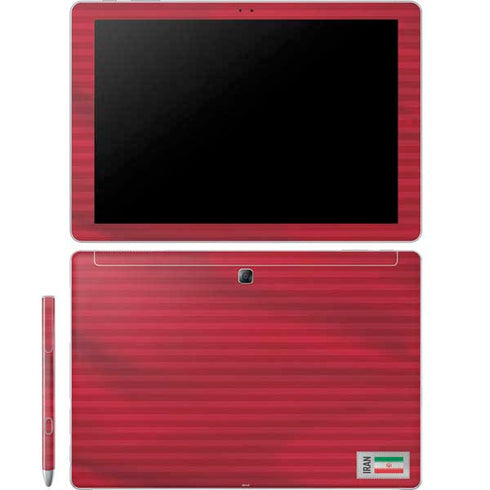 Iran Soccer Flag Galaxy Book 12in Skin
