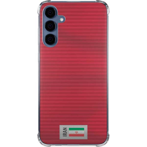Iran Soccer Flag Galaxy A55 5G Clear Case