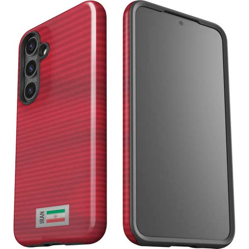 Iran Soccer Flag Galaxy S25 Impact Case