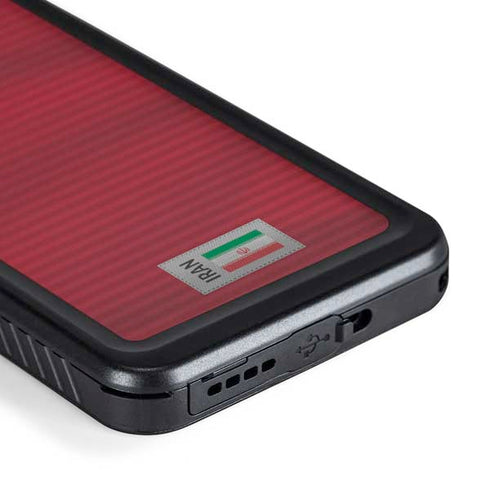 Iran Soccer Flag Galaxy S24 Plus Waterproof Case