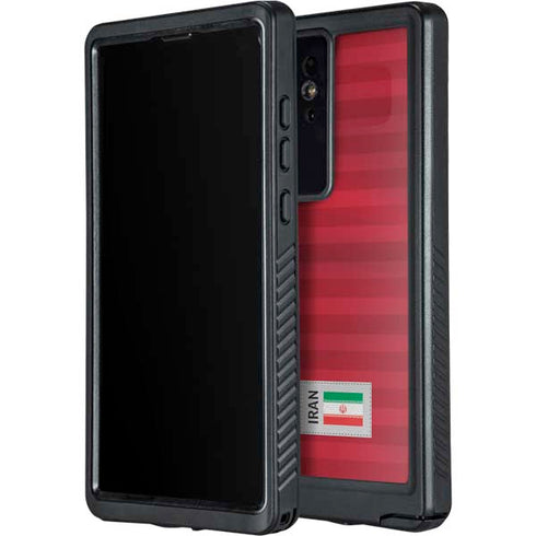 Iran Soccer Flag Galaxy S24 Ultra Waterproof Case