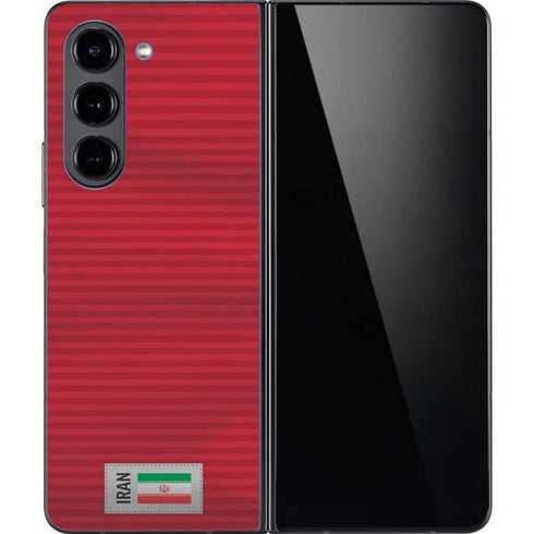 Iran Soccer Flag Galaxy Z Fold5 5G Skin