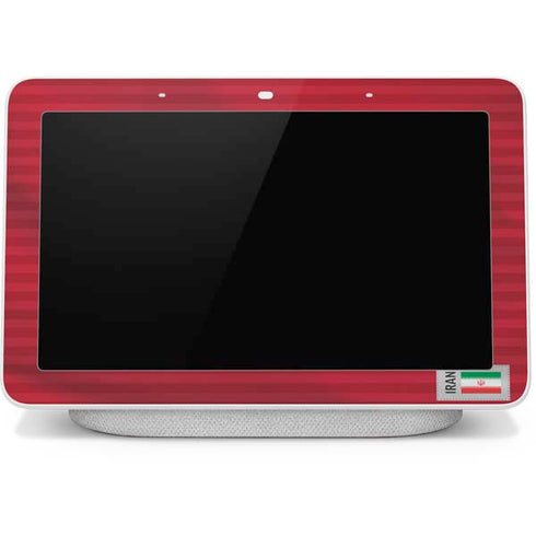 Iran Soccer Flag Google Home Hub Skin