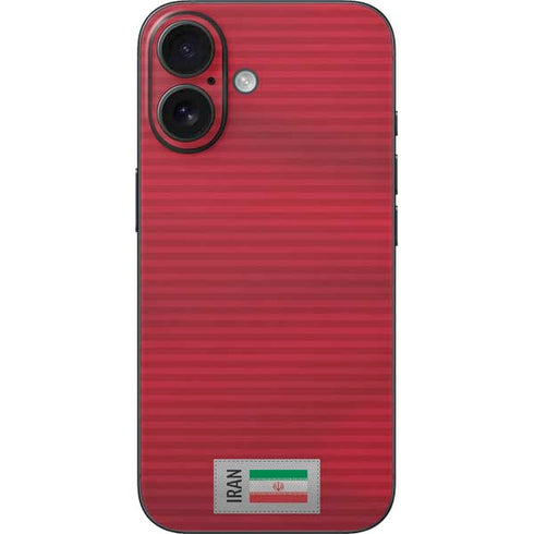 Iran Soccer Flag iPhone 16 Skin