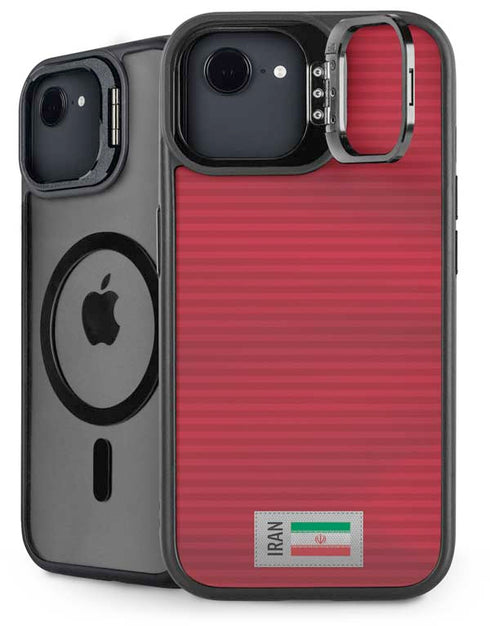 Iran Soccer Flag iPhone 16e Kickstand Case