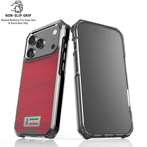 Iran Soccer Flag iPhone 18 Pro Clear Case