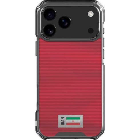 Iran Soccer Flag iPhone 18 Pro Max Clear Case