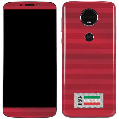 Iran Soccer Flag Moto E5 Plus Skin
