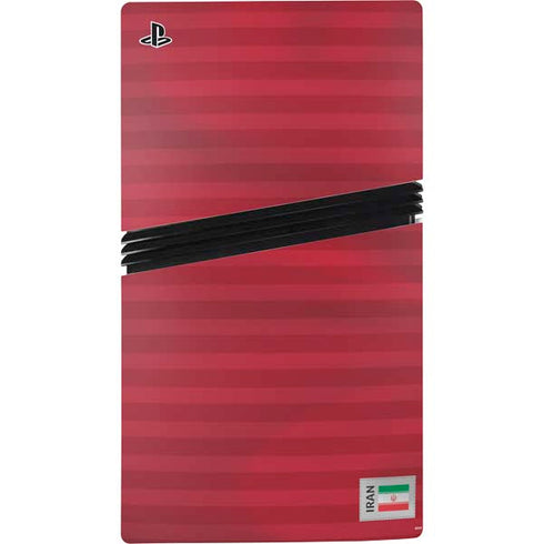 Iran Soccer Flag PS5 Pro Disk Console Skin