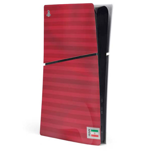 Iran Soccer Flag PS5 Slim Digital Edition Console Skin