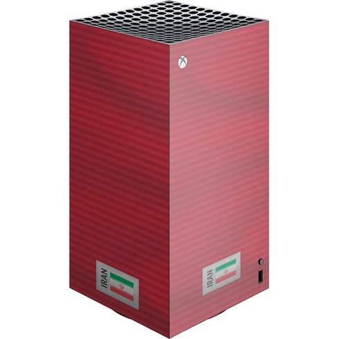 Iran Soccer Flag XBox Series X Digital Edition Console Skin