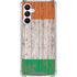 Ireland Flag Dark Wood Galaxy A16 5G Clear Case
