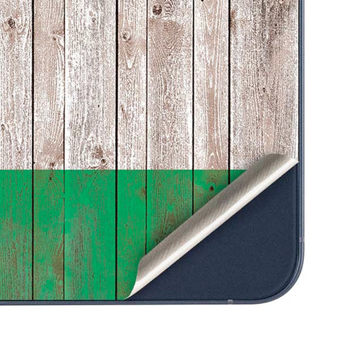 Ireland Flag Dark Wood Galaxy A35 5G Skin