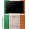 Ireland Flag Dark Wood Galaxy Book 12in Skin