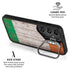 Ireland Flag Dark Wood Galaxy S24 Plus Kickstand Case